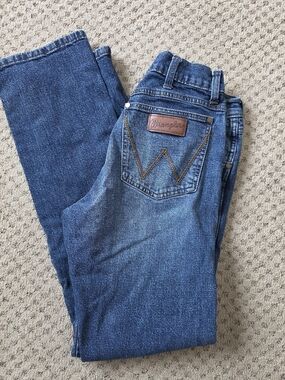 Wrangler Retro Slim Straight Denim Jeans - Blue 30x34